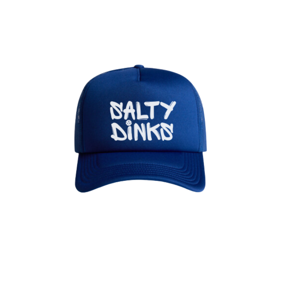 Salty Dinks Logo Trucker Cap Blue