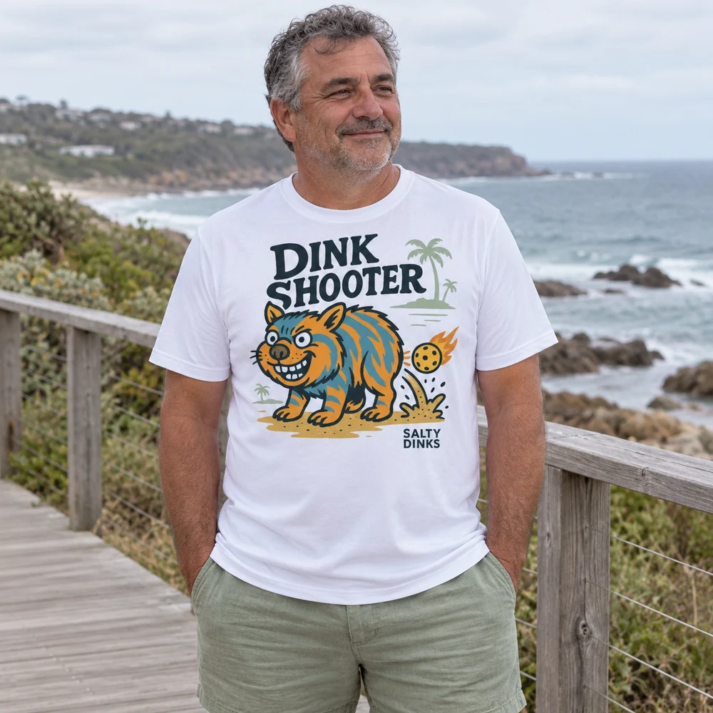 Dink Shooter Performance Tee โ Mens - everyday coastal