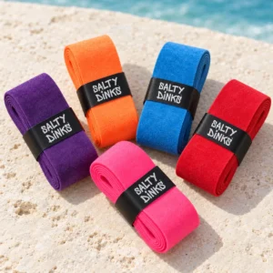 Salty Dinks felt fuzzy overgrips โ Assorted โ coastal product display