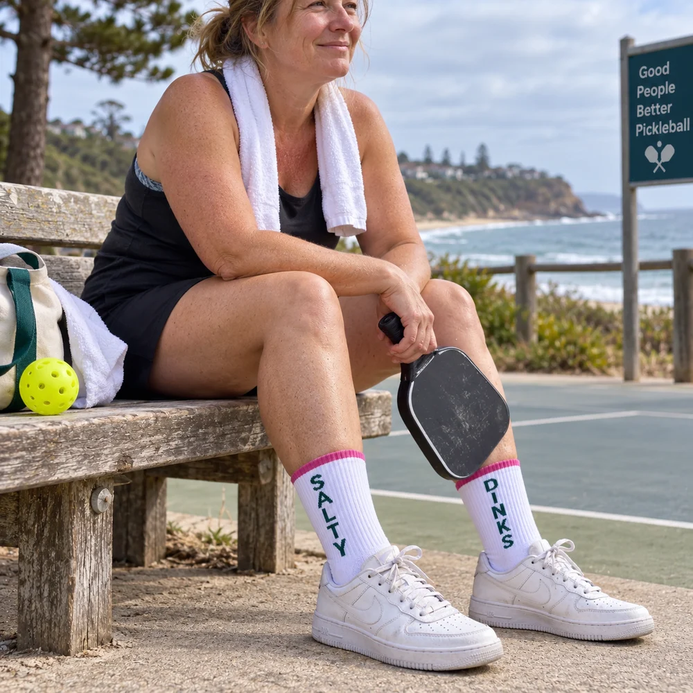 Salty Gym Socks โ Unisex - everyday coastal