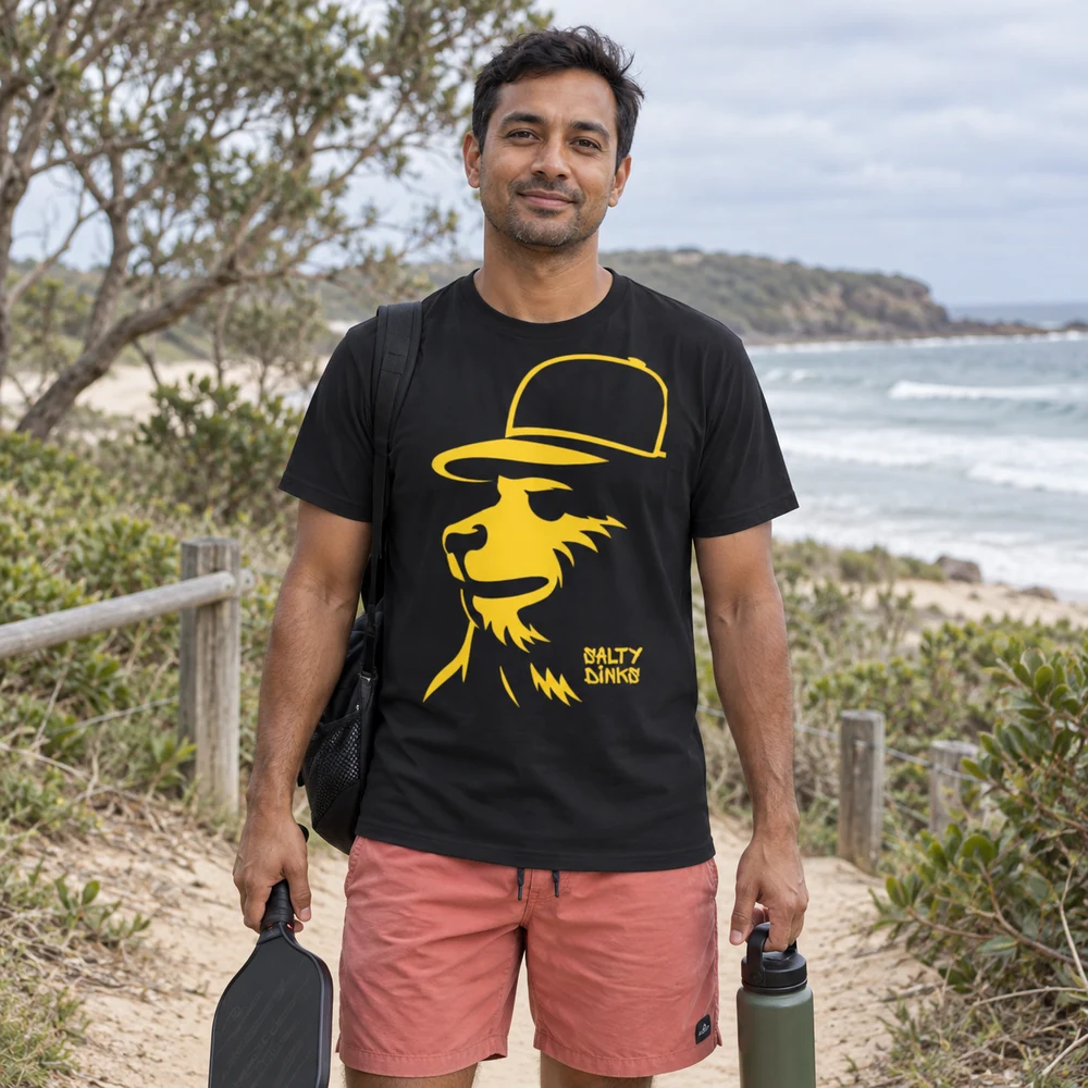 Stencil Bear Performance Tee โ Mens - everyday coastal