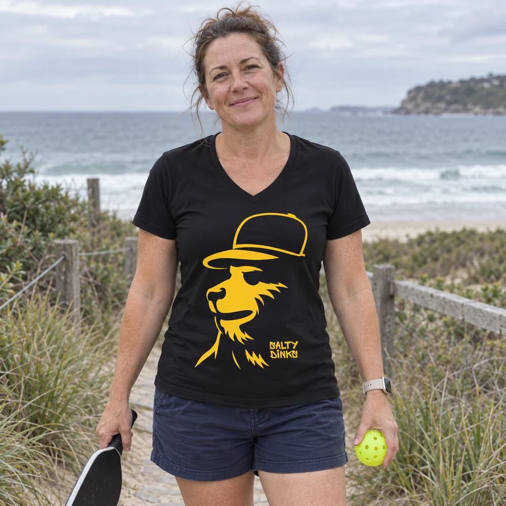 Stencil Bear Performance Tee - Womens