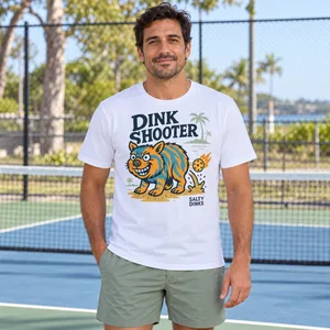 Dink Shooter Performance Tee – Mens — standard — front view on model